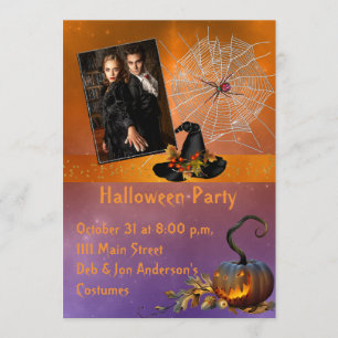Uitnodiging voor Halloween-feest