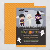 Uitnodiging voor Halloween/Halloween Partij (Voorkant / Achterkant)