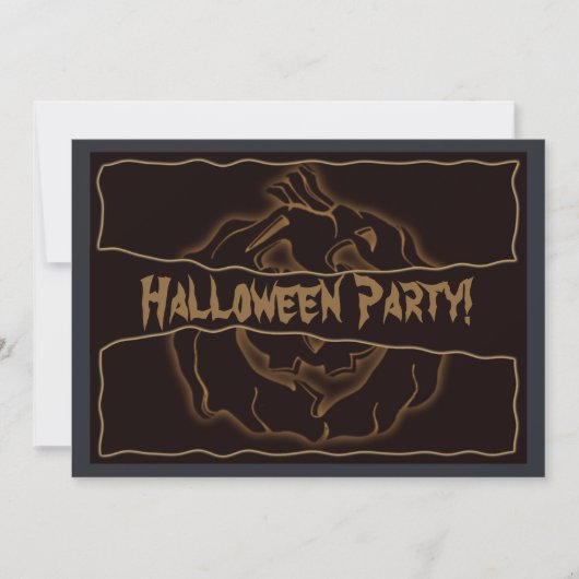 Uitnodiging voor Halloween Party (Voorkant)