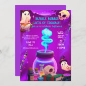 Uitnodiging voor Halloween Party (Voorkant / Achterkant)