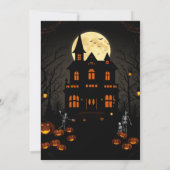 Uitnodiging voor Halloween Party (Achterkant)