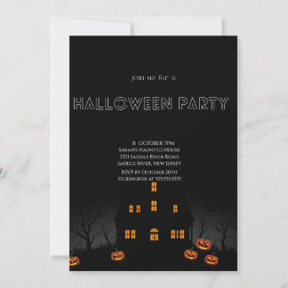 Uitnodiging voor Halloween Party