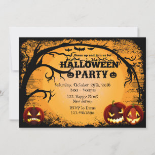 Uitnodiging voor Halloween Party