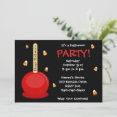 Uitnodiging voor Halloween Party (Staand voorkant)