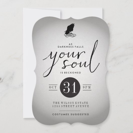 Uitnodiging voor Halloween Party (Voorkant)