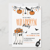 Uitnodiging voor Halloween Party (Voorkant)
