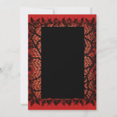 Uitnodiging voor Halloween Wedding (Achterkant)