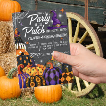 Uitnodiging voor Halloweenfeest in de Pompoenplek