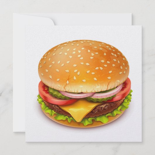 Uitnodiging voor Hamburger BBQ Kook Uit - 4 juli (Voorkant)