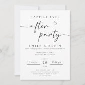 Uitnodiging voor 'Happily Ever After' feest Templa (Voorkant)