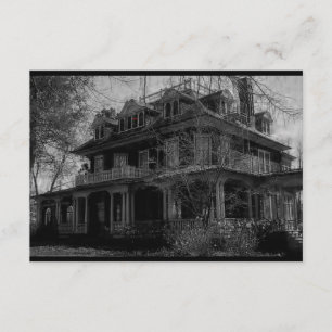 Uitnodiging voor Haunted Mansion Party