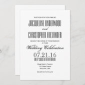 Uitnodiging voor hedendaagse tekst (Voorkant / Achterkant)