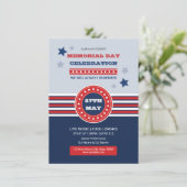 Uitnodiging voor herdenkingsdagfolder (Staand voorkant)