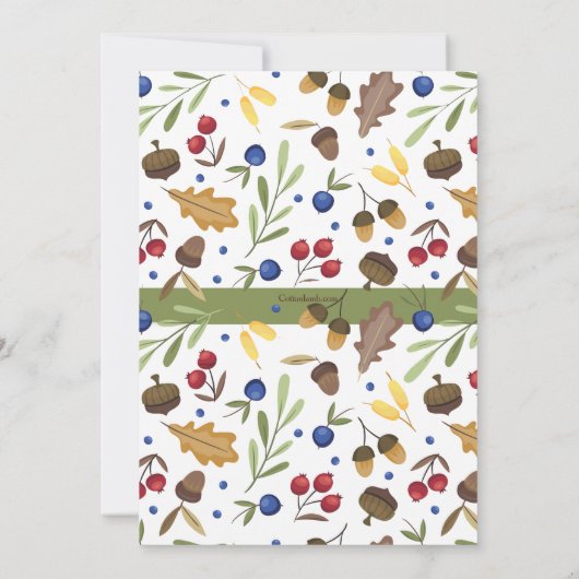 Uitnodiging voor herfst Elements (Achterkant)