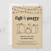 Uitnodiging voor Herfstfeest (Voorkant)