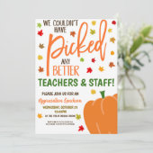 Uitnodiging voor herfstwaardering (Staand voorkant)