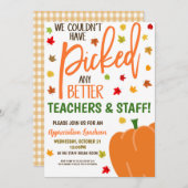 Uitnodiging voor herfstwaardering (Voorkant / Achterkant)