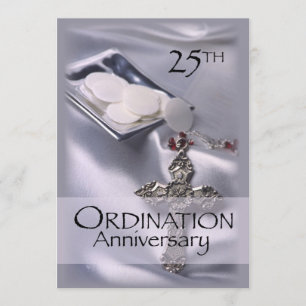 Uitnodiging voor het 25e Jubileum van de Ordinatie