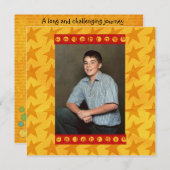 uitnodiging voor het aannemen van douche (Voorkant / Achterkant)