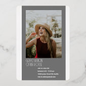 Uitnodiging voor het Afstuderen van het afgeronde (Achterkant)