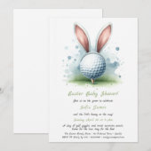 Uitnodiging voor het Baby shower (Voorkant / Achterkant)