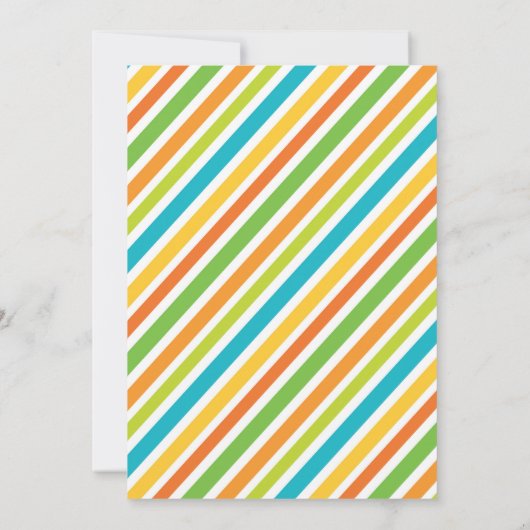 uitnodiging voor het baby shower van dinosaur (Achterkant)