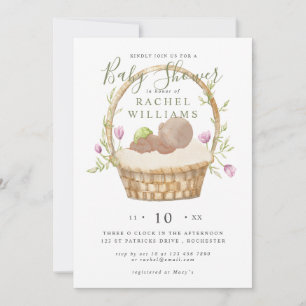 uitnodiging voor het baby shower van e - mand
