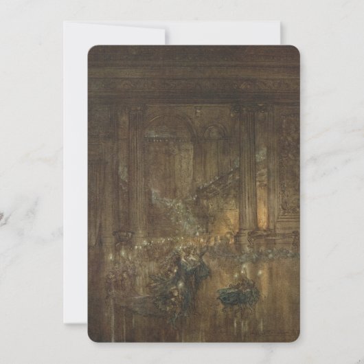 Uitnodiging voor het bal van de antieke feeën (Voorkant)