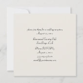 Uitnodiging voor het binden van een zwart en een C (Achterkant)