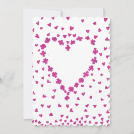 Uitnodiging voor het bloemblaadje