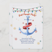 Uitnodiging voor het bootfestival van de zeilers (Voorkant / Achterkant)