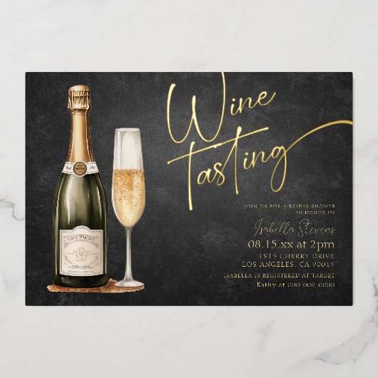 Uitnodiging voor het branden van koffie uit de wij (Voorkant)