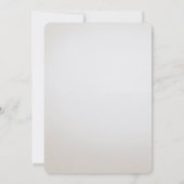 Uitnodiging voor het diner van de Ivory White Flor (Achterkant)