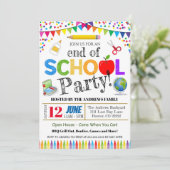 Uitnodiging voor het eindejaarsfeest (Staand voorkant)