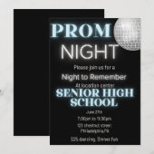 Uitnodiging voor het eindexamenbal (Voorkant / Achterkant)