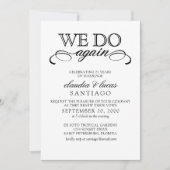 Uitnodiging voor het hernieuwen van geloften (Voorkant)