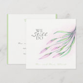 Uitnodiging voor het hernieuwen van geloften 25 ja (Voorkant / Achterkant)