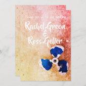  uitnodiging voor het huwelijk (Voorkant / Achterkant)