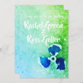  uitnodiging voor het huwelijk (Voorkant / Achterkant)