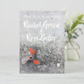  uitnodiging voor het huwelijk (Staand voorkant)