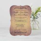 uitnodiging voor het huwelijk (Staand voorkant)