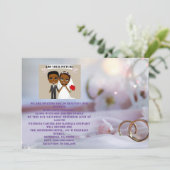 UITNODIGING VOOR HET HUWELIJK 2 (Staand voorkant)