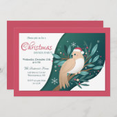 Uitnodiging voor het kerstdiner van de Turtledove (Voorkant / Achterkant)