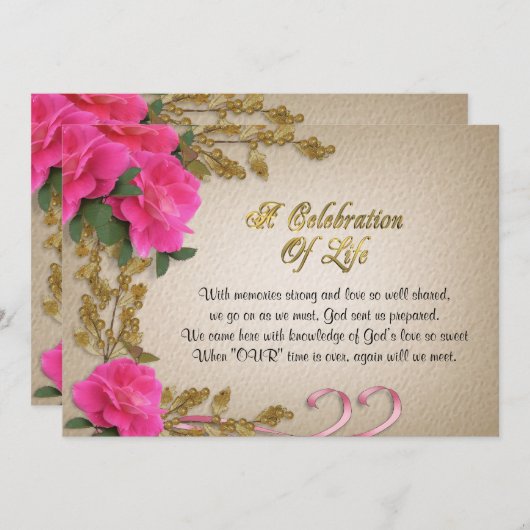 Uitnodiging voor het leven (Voorkant / Achterkant)