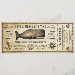 Uitnodiging voor het Nautical Whale Engagement Par