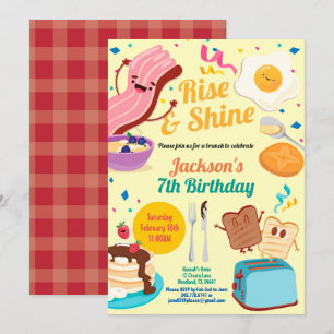 Uitnodiging voor het ontbijt tijdens het ontbijt