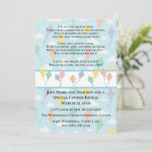 Uitnodiging voor het onthullen van het geslacht va (Staand voorkant)