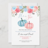 Uitnodiging voor het onthullen van het geslacht va (Voorkant)