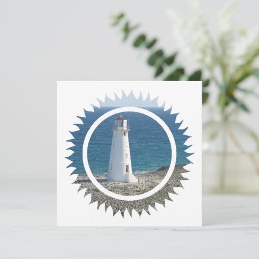 Uitnodiging voor het ontwerp van vuurtoren (Staand voorkant)