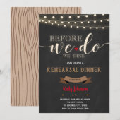 Uitnodiging voor het proefdiner (Voorkant / Achterkant)